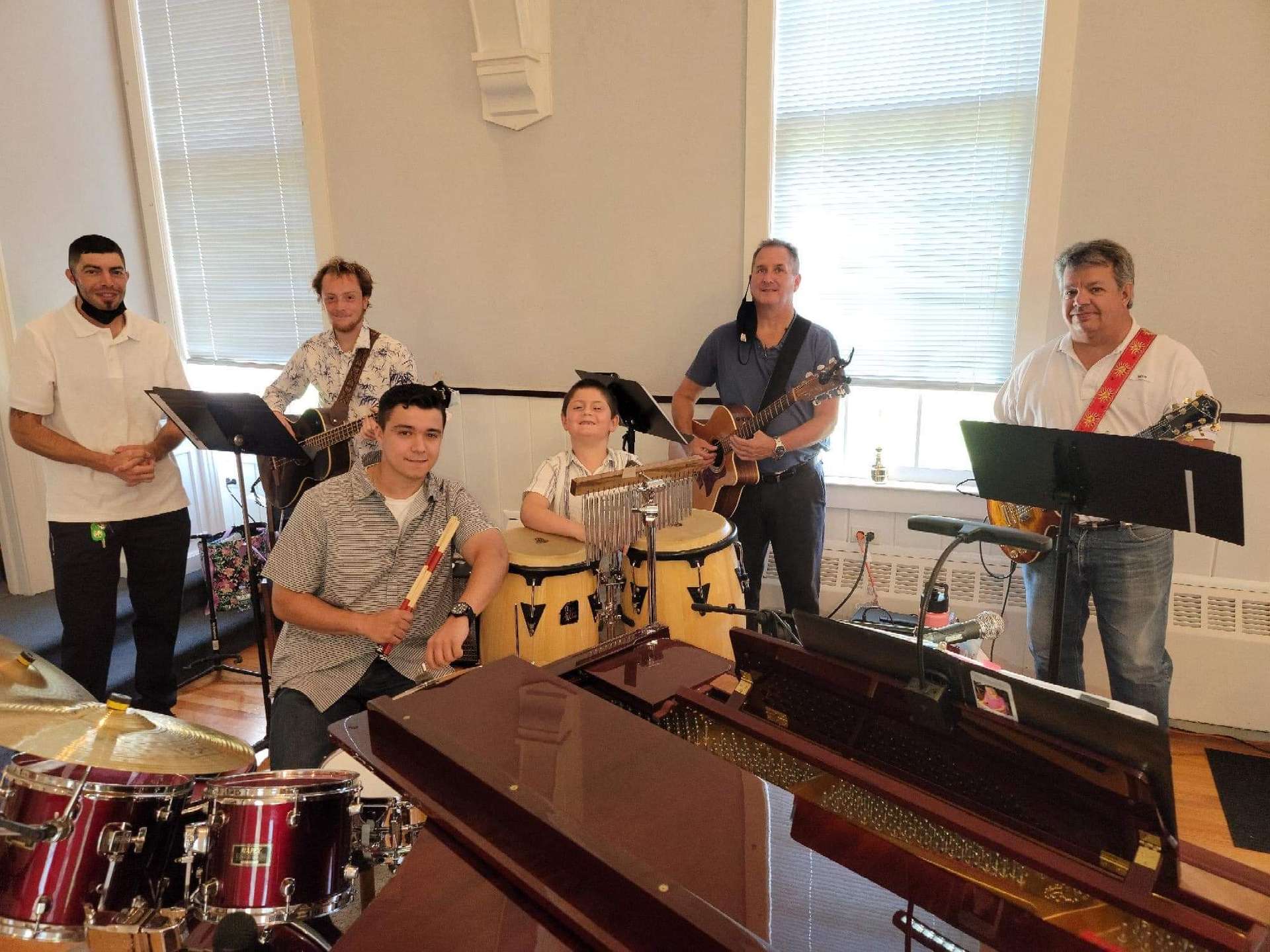 Praise Ensemble posing for picture